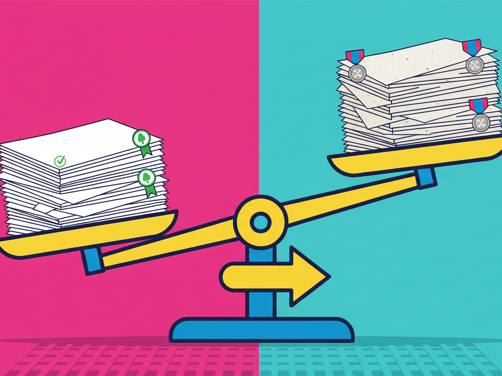 découvrez comment choisir entre papier labellisé et papier recyclé pour aligner vos rapports avec votre politique rse tout en respectant l'environnement et en valorisant votre engagement durable.