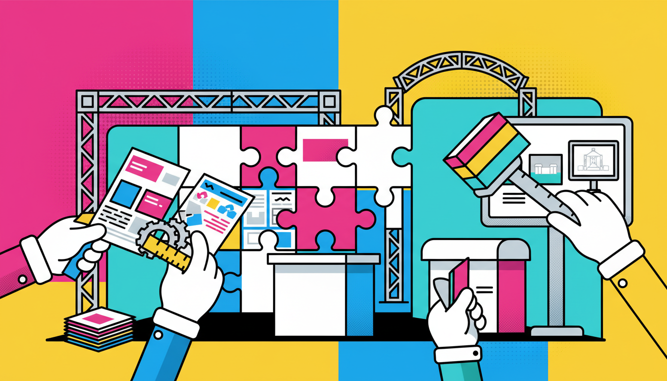 découvrez comment composer un pack exposant cohérent, alliant supports papier et stand clé en main, pour optimiser votre présence lors de vos événements professionnels.